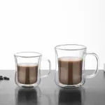 Italian Espresso Double Wall Glass Coffee Cup tag1