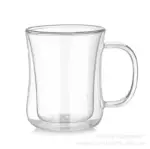 Italian Espresso Double Wall Glass Coffee Cup tag1