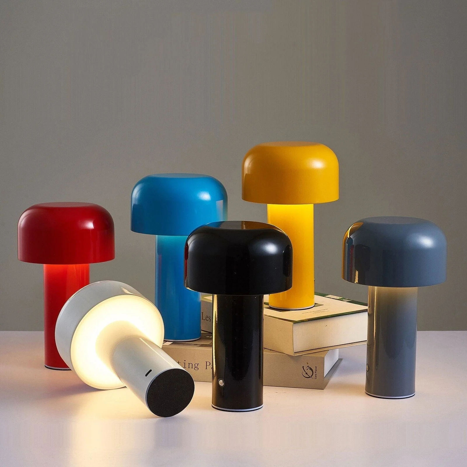Italian Style Mushroom Cordless Table Lamp -