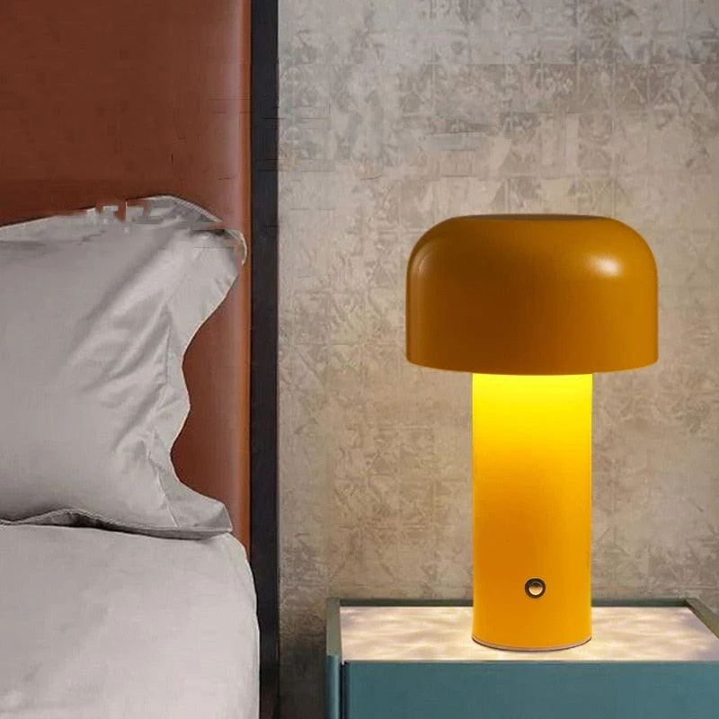 Italian Style Mushroom Cordless Table Lamp -