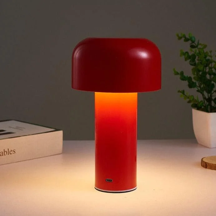 Italian Style Mushroom Cordless Table Lamp -