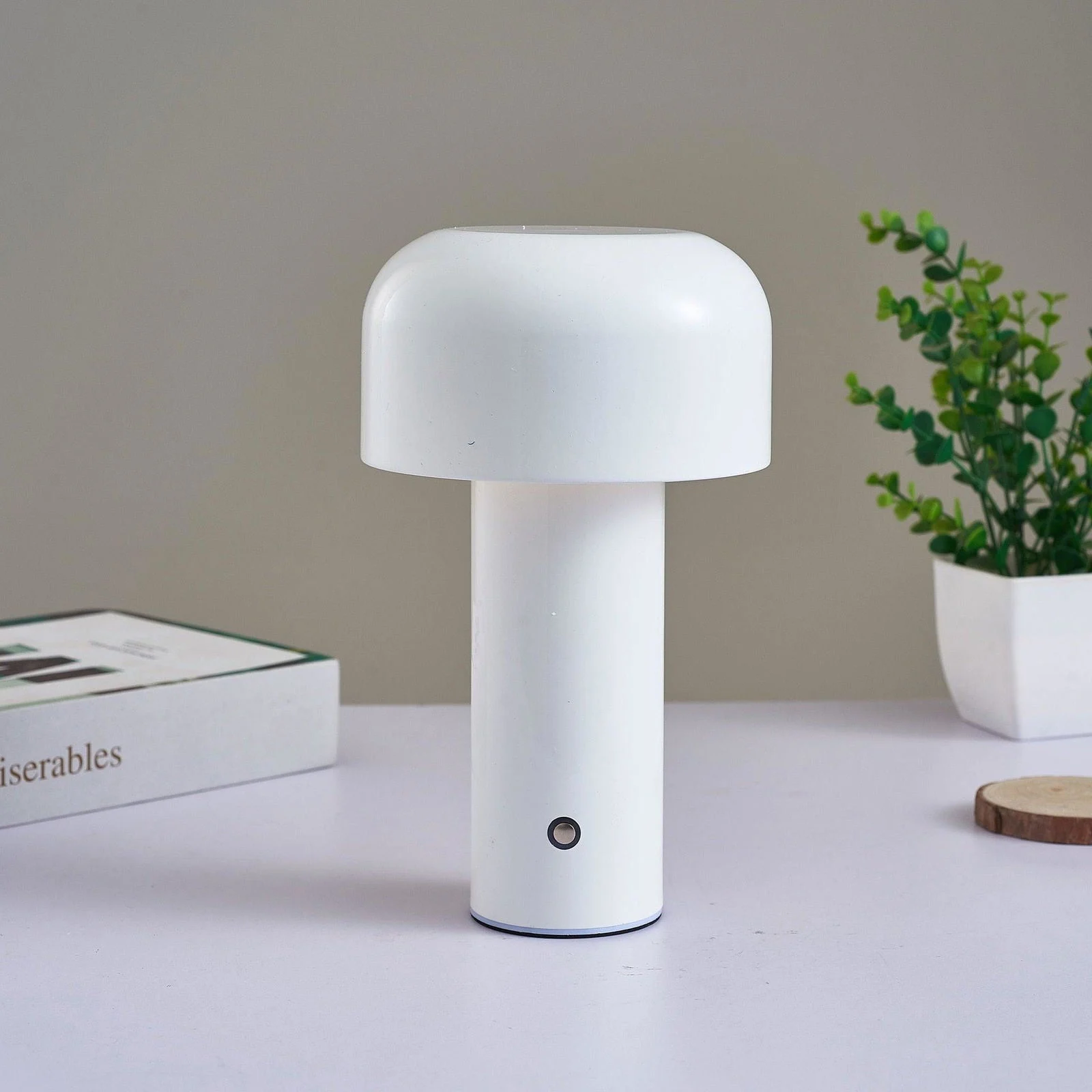 Italian Style Mushroom Cordless Table Lamp -
