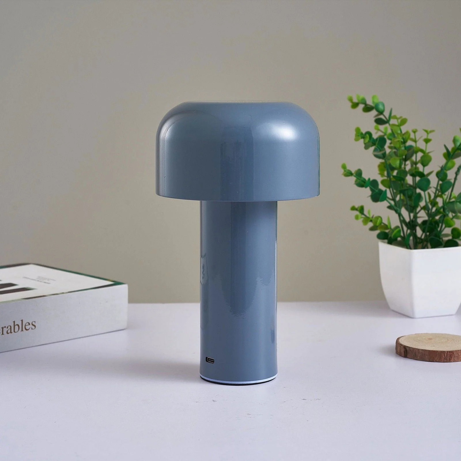 Italian Style Mushroom Cordless Table Lamp -