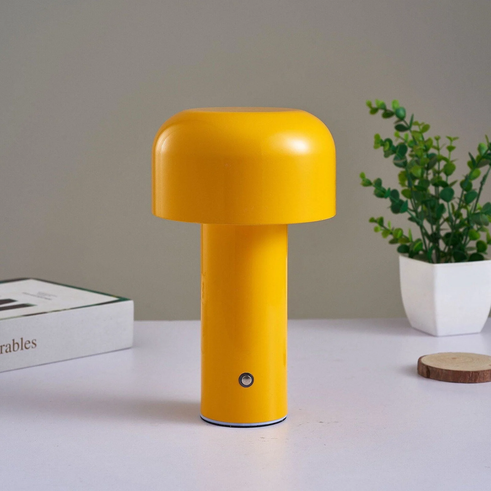 Italian Style Mushroom Cordless Table Lamp -