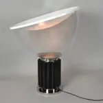 Italian Style Transparent Bowl Chrome Lamp