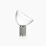 Italian Style Transparent Bowl Chrome Lamp