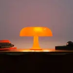 Italy Designer Style LED Mushroom Shaped Table Lamp tag1
