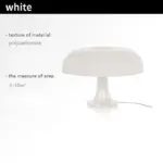 Italy Designer Style LED Mushroom Shaped Table Lamp tag1