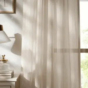Ivy Streamer Shiny Sheer Curtains Tulle