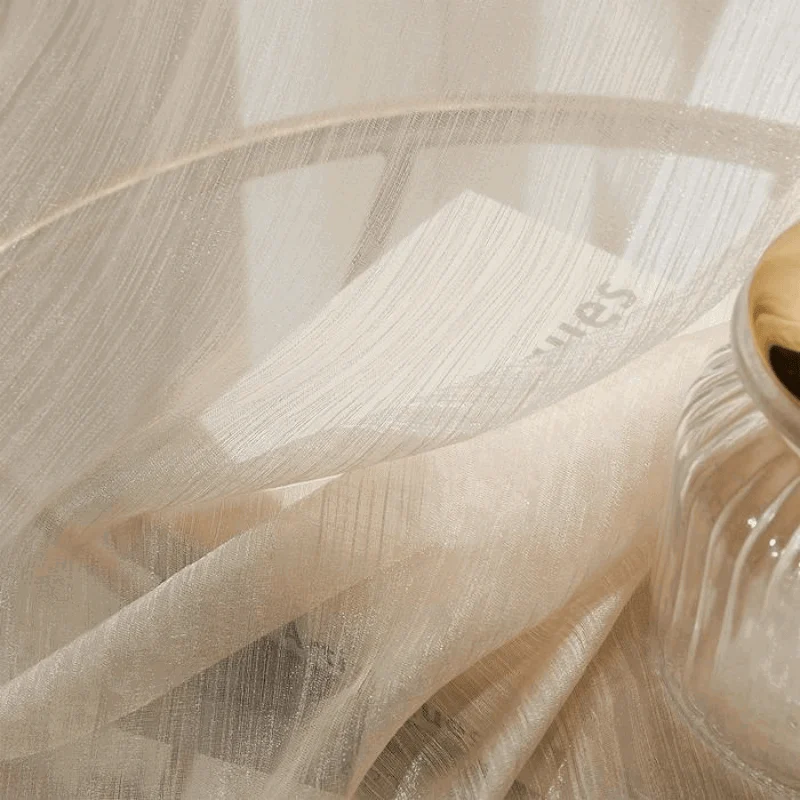 Ivy Streamer Shiny Sheer Curtains Tulle -  - #tag1#