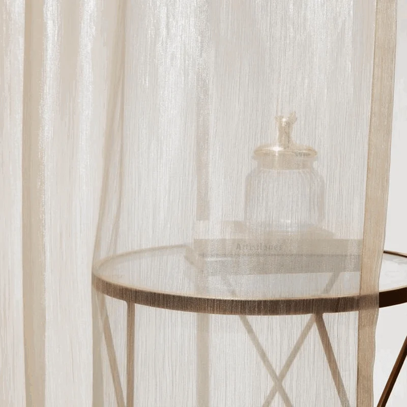 Ivy Streamer Shiny Sheer Curtains Tulle -  - #tag1#