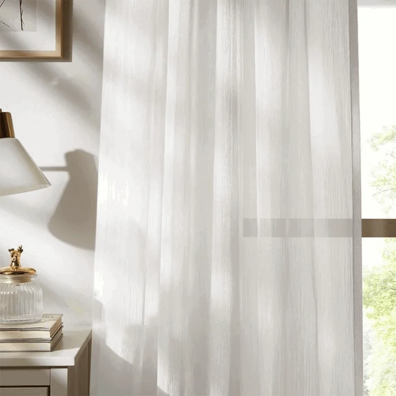Ivy Streamer Shiny Sheer Curtains Tulle -  - #tag1#