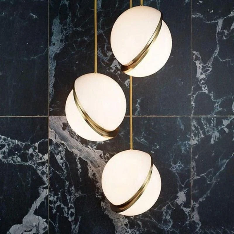 JW Modern Art Ball Pendant Lights Globe Acrylic Lampshade Pendant -  - #tag1#