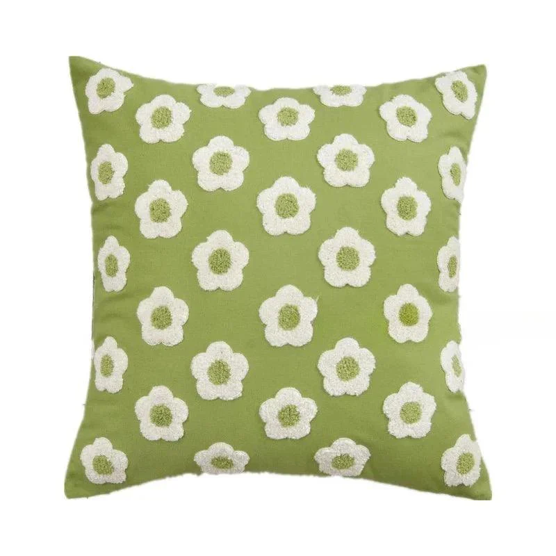 Jacquard Floral Design Cushion Cover -  - #tag1#