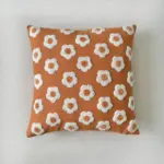 Jacquard Floral Design Cushion Cover tag1