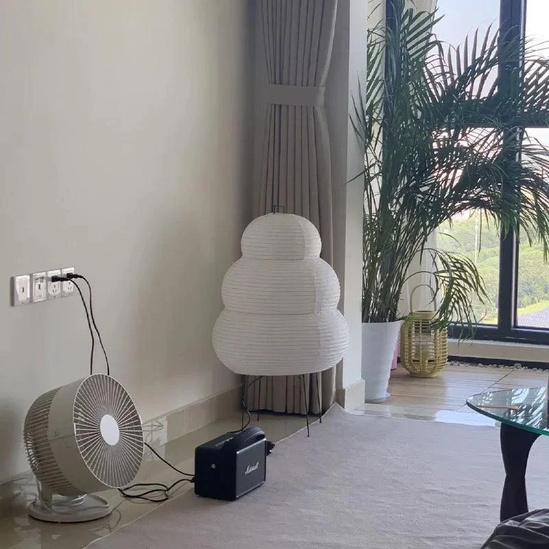 Japandi - Kimora Rice Paper Floor Lamp -  - #tag1#
