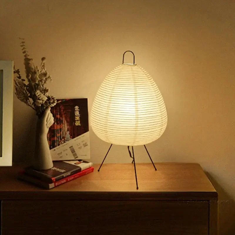 Japandi - Rice Paper Table Lamp -  - #tag1#