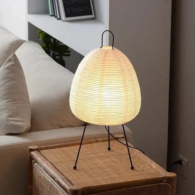 Japandi - Rice Paper Table Lamp -  - #tag1#