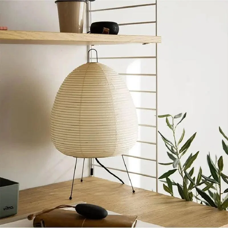 Japandi - Rice Paper Table Lamp -  - #tag1#