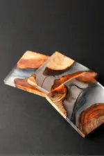 Japanese Wooden Resin Mat Decorfaure