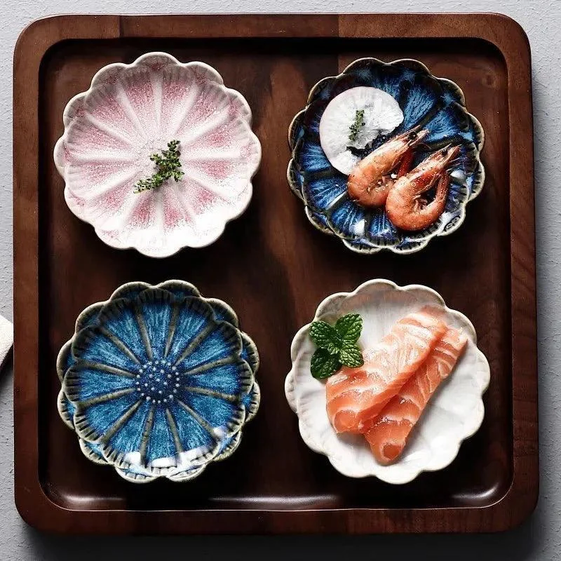 Japanese Ceramic Kiln Glazed Plate -  - #tag1#