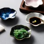 Japanese Ceramic Kiln Glazed Plate tag1
