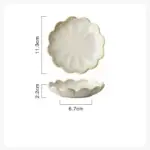 Japanese Ceramic Kiln Glazed Plate tag1