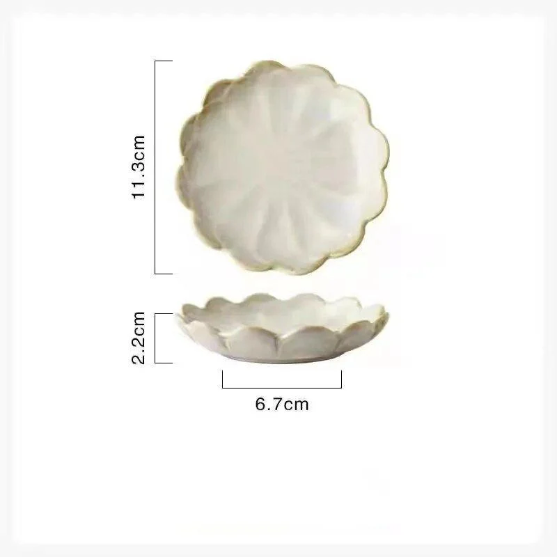 Japanese Ceramic Kiln Glazed Plate -  - #tag1#
