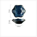 Japanese Ceramic Kiln Glazed Plate tag1