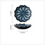 Japanese Ceramic Kiln Glazed Plate tag1
