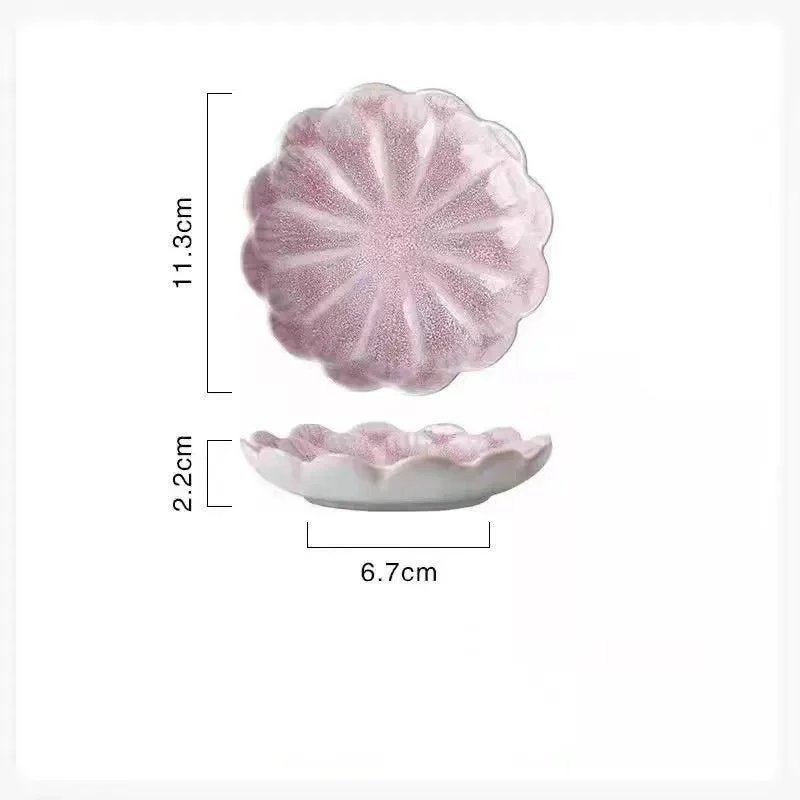 Japanese Ceramic Kiln Glazed Plate -  - #tag1#