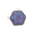 Japanese Ceramic Kiln Glazed Plate tag1