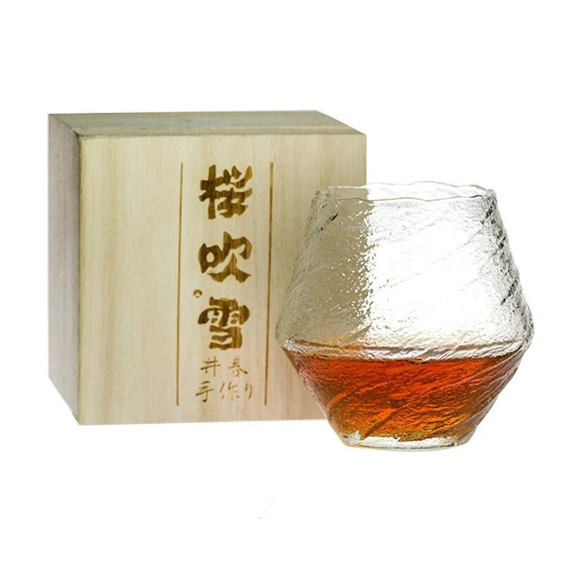 Japanese Edo Snow Glass -