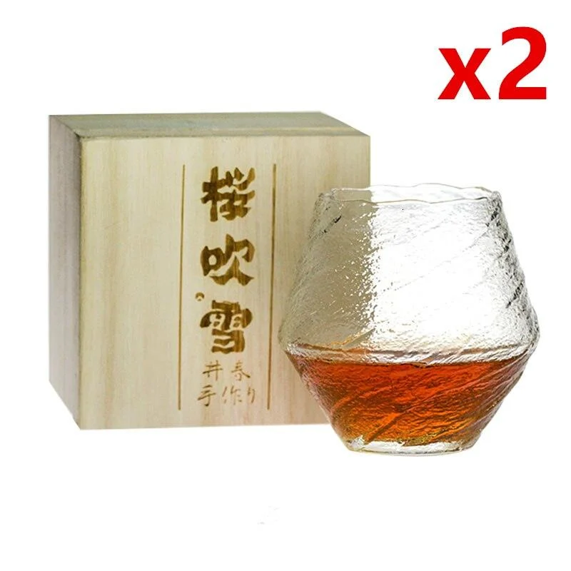 Japanese Edo Snow Glass -