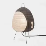 Japanese Inspired Tripod Lantern Lamp tag1