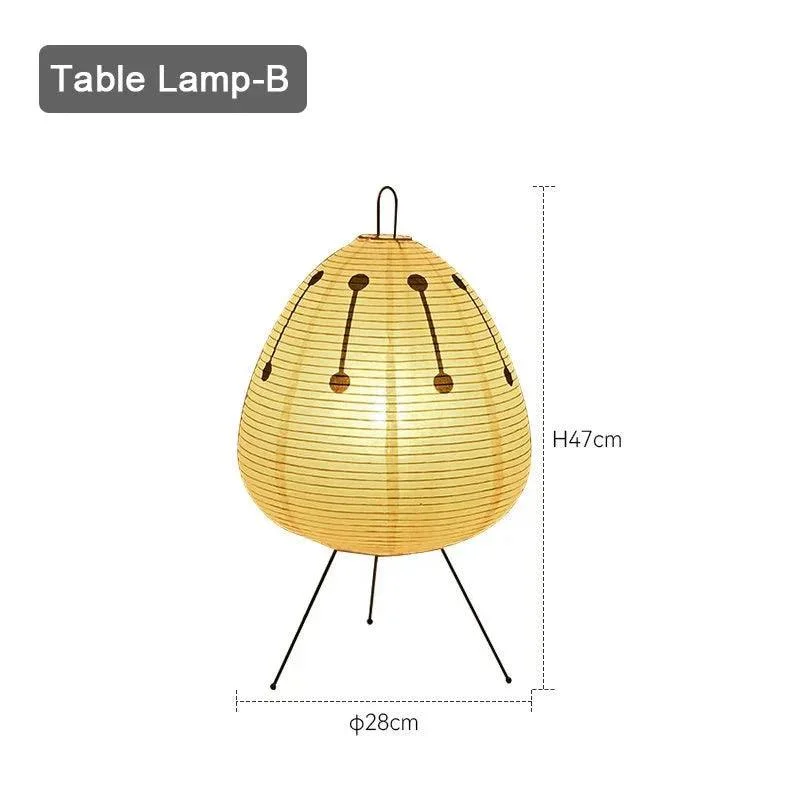 Japanese Inspired Tripod Lantern Lamp -  - #tag1#