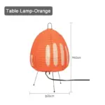 Japanese Inspired Tripod Lantern Lamp tag1
