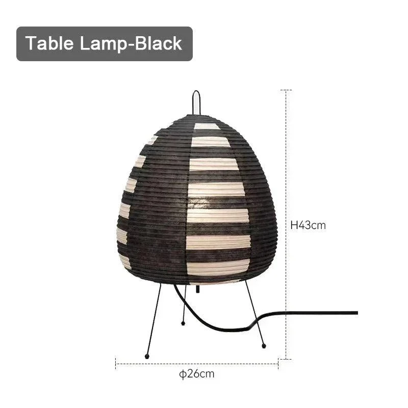 Japanese Inspired Tripod Lantern Lamp -  - #tag1#