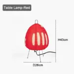 Japanese Inspired Tripod Lantern Lamp tag1