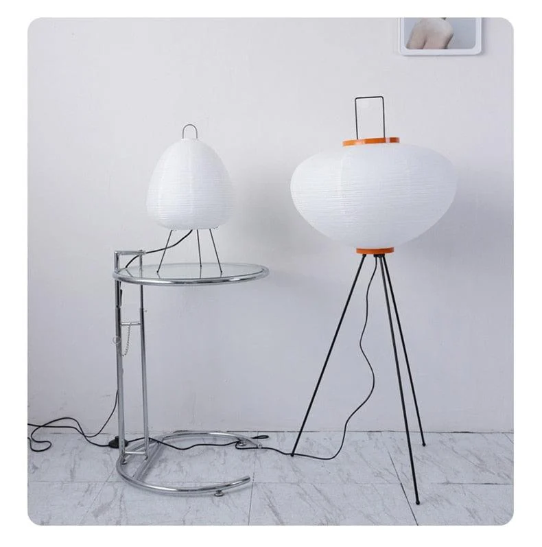 Japanese Large Floor Paper Lamp -