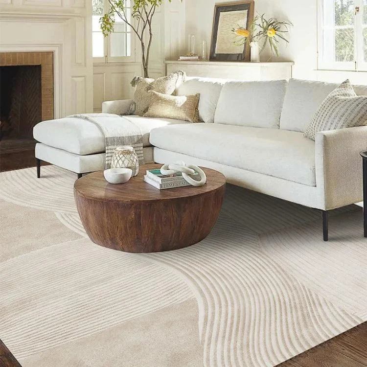 Japanese Minimal Rug Decoration Plush Fluffy Super Soft for Bedroom Non-slip -