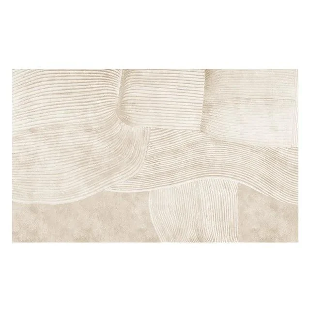Japanese Minimal Rug Decoration Plush Fluffy Super Soft for Bedroom Non-slip -