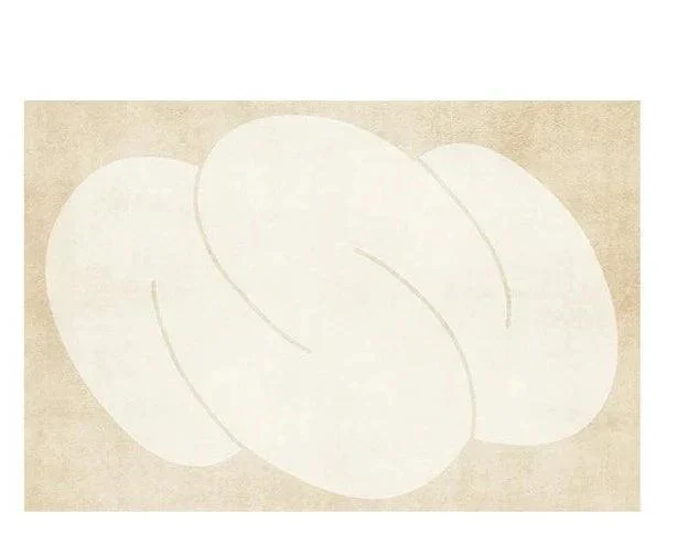 Japanese Minimal Rug Decoration Plush Fluffy Super Soft for Bedroom Non-slip -