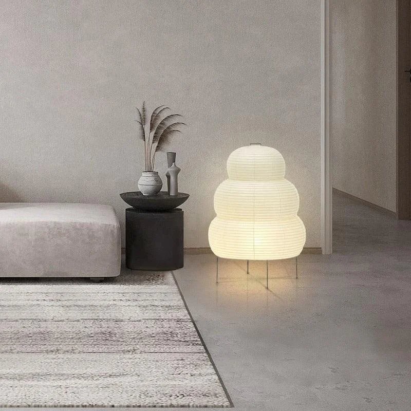 Japanese Paper Lantern Floor Lamp -