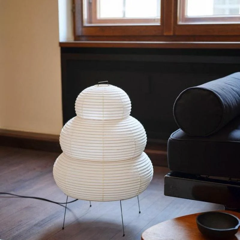 Japanese Paper Lantern Floor Lamp -