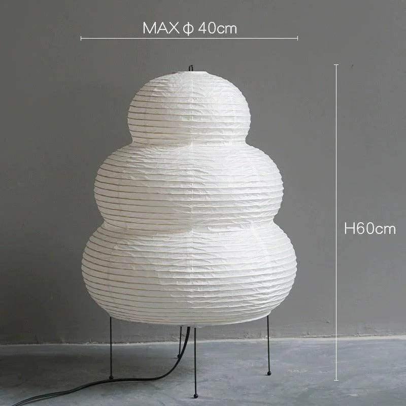 Japanese Paper Lantern Floor Lamp -