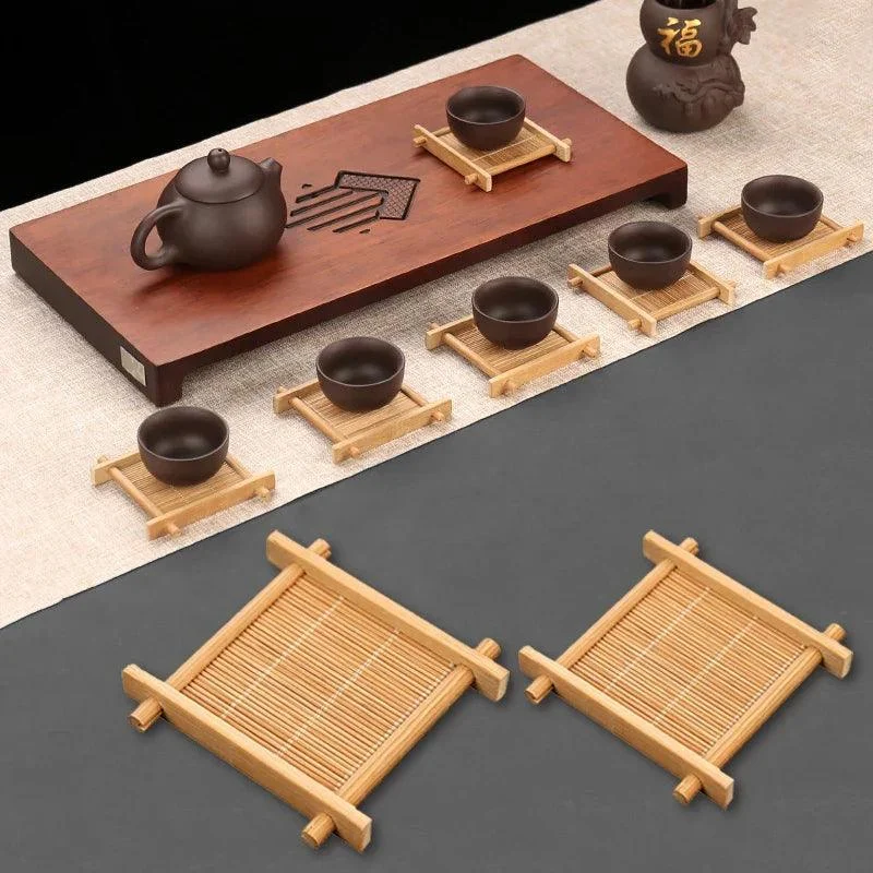 Japanese Retro Bamboo Tray Coaster -