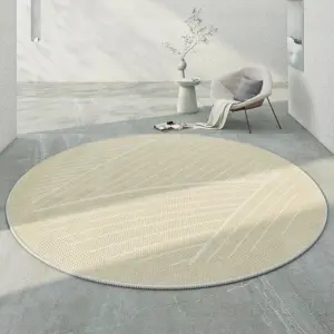 Japanese Round Rugs for Bedroom Mat Home Washable Lounge Rug