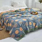 Japanese Soft Throw Blanket tag1