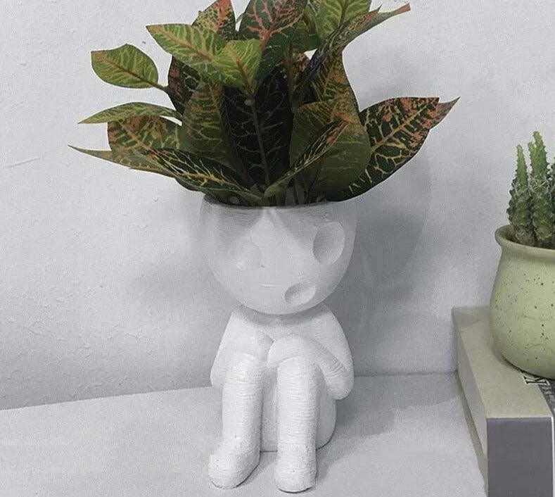 Japanese Spirited Away Resin Kodama Planter Pot for Succulents -